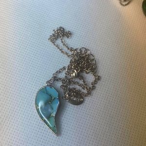 Claires broken heart necklace